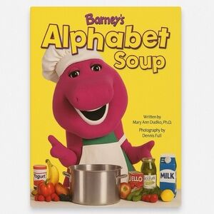 Barney’s Alphabet Soup Board Book